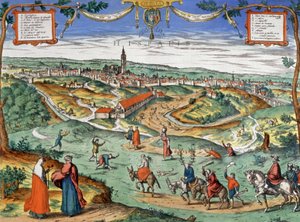 Vue de Séville, c.1550 - Joris Hoefnagel