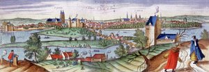 Vue de Tours, c.1561 (gravure)