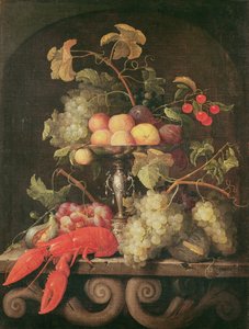 Nature morte avec un homard