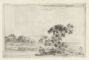 Paysage avec figures près d