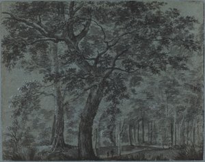 Bois la nuit avec des voyageurs - Joris van der Haagen