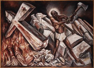 Christ détruit sa croix, 1943 - José Clemente Orozco