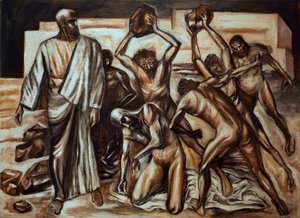 Le martyre de Saint Étienne - José Clemente Orozco