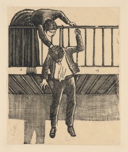Une femme découvrant un homme qui s