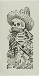Calavera de Francisco Madero, de Calavera Maderista - José Guadalupe Posada