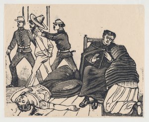 Le double meurtre à Puente de los Gallos - José Guadalupe Posada