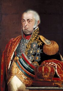 Portrait de Joao VI du Portugal, Jean VI dit le Clément (1767-1826) - José Leandro de Carvalho