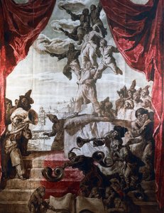 Décoration dans la salle de bal de l