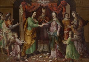 Le Mariage de la Vierge, vers 1690 - José Sánchez