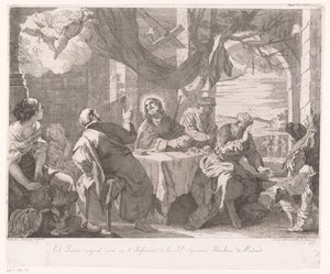 Repas à Emmaüs - José del Castillo