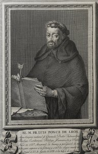 Barcelon, Juan (1739-1801). Portrait de Fray Luis de Leon. 1791. (36 x 23