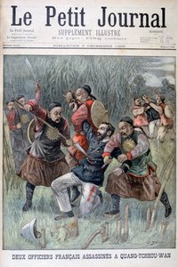 Deux officiers français assassinés par les Quang-tcheou-wan, 1899 - Jose Belon