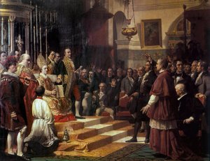 Le serment des Cortes de Cadix en 1810