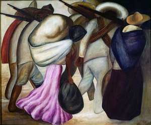 Las soldaderas, peinture de José Clemente Orozco (1883-1949) 1926, Mexico, Musée d
