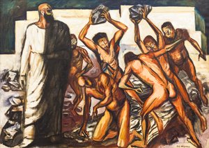 Le Martyre de Saint Étienne - José Clemente Orozco
