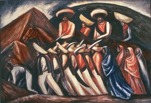Marche des Zapatistes - Dirigée par Emiliano Zapata et Pancho Villa pendant la Révolution mexicaine de 1911