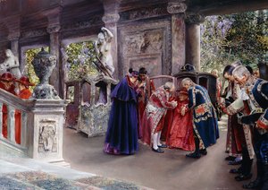 La visite du cardinal - Jose Gallegos Arnosa