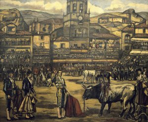 Corrida à Ronda (Capea en Ronda) - Jose Gutierrez Solana