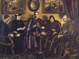 GUTIERREZ SOLANA, José (1886-1945). La Visite de l
