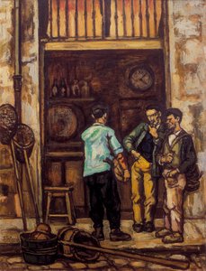 La taverne de Santander (Espagne) 1944-1945 - Jose Gutierrez Solana