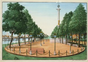 Manille et ses environs : La nouvelle promenade de Magellan le long du Puente de Barcas - Jose Honorato Lozano