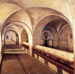 Les écuries du château de San Fernando de Figuieres, siège par les Français en 1809, pendant la guerre d
