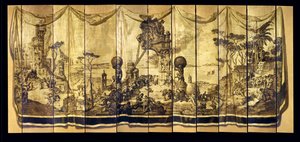 Vision Méditerranéenne, paravent à onze feuilles, vers 1925 - Jose Maria Sert y Badia