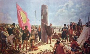 Fondation de Buenos Aires par Juan de Garay - Jose Moreno Carbonero