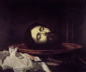 La tête de Saint Jean-Baptiste