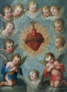 Sacré-Cœur de Jésus entouré d