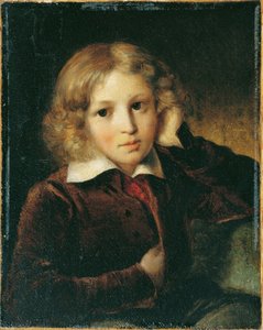 Portrait de garçon - Josef Bayer