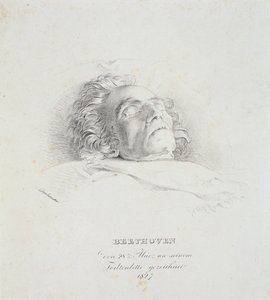 Ludwig van Beethoven sur son lit de mort, 28 mars 1827 - Josef Danhauser