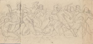 Scène de combat classique - Josef Gisela