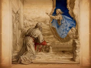 Abram quitte Haran - Josef Johann Michel