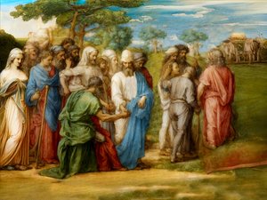 Les Ismaélites achètent Joseph - Josef Johann Michel