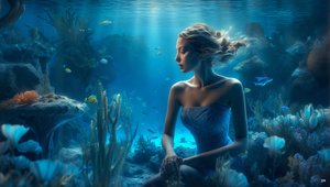 Monde aquatique onirique