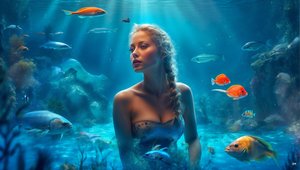 Monde aquatique onirique