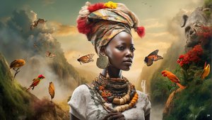 Scène onirique africaine 01