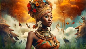 Scène onirique africaine 05