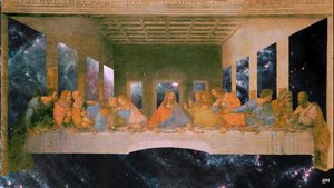 JJM-recreate: Leonardo da Vinci_Das letzte Abendmahl+JWST