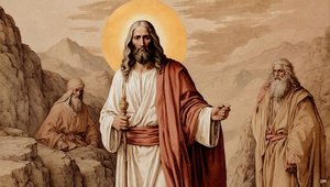 Transfiguration de Jésus avec Moïse et Élie - Josef Johann Michel