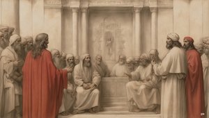Jésus accusé devant le grand conseil des Juifs (01)