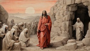 Jésus ressuscite Lazare (01)