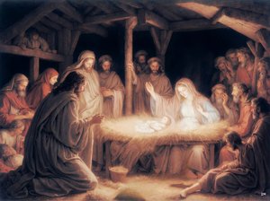 Jésus dans la crèche (01)