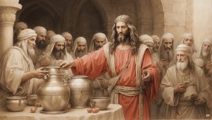 Jésus dit aux serviteurs de remplir les jarres d