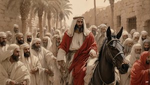 Jésus entre à Jérusalem_02 - Josef Johann Michel