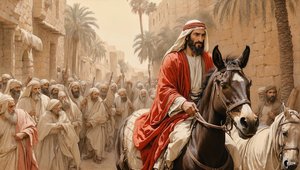 Jésus entre à Jérusalem_04 - Josef Johann Michel