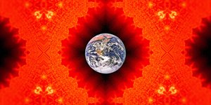 Solaire : Vue de la terre depuis le soleil 1