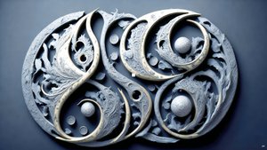encaustique concept Feng Shui du YIN ET YANG _03