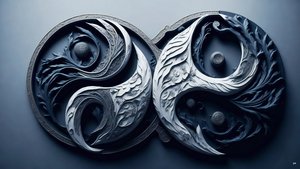 encaustique concept Feng Shui du YIN ET YANG _05